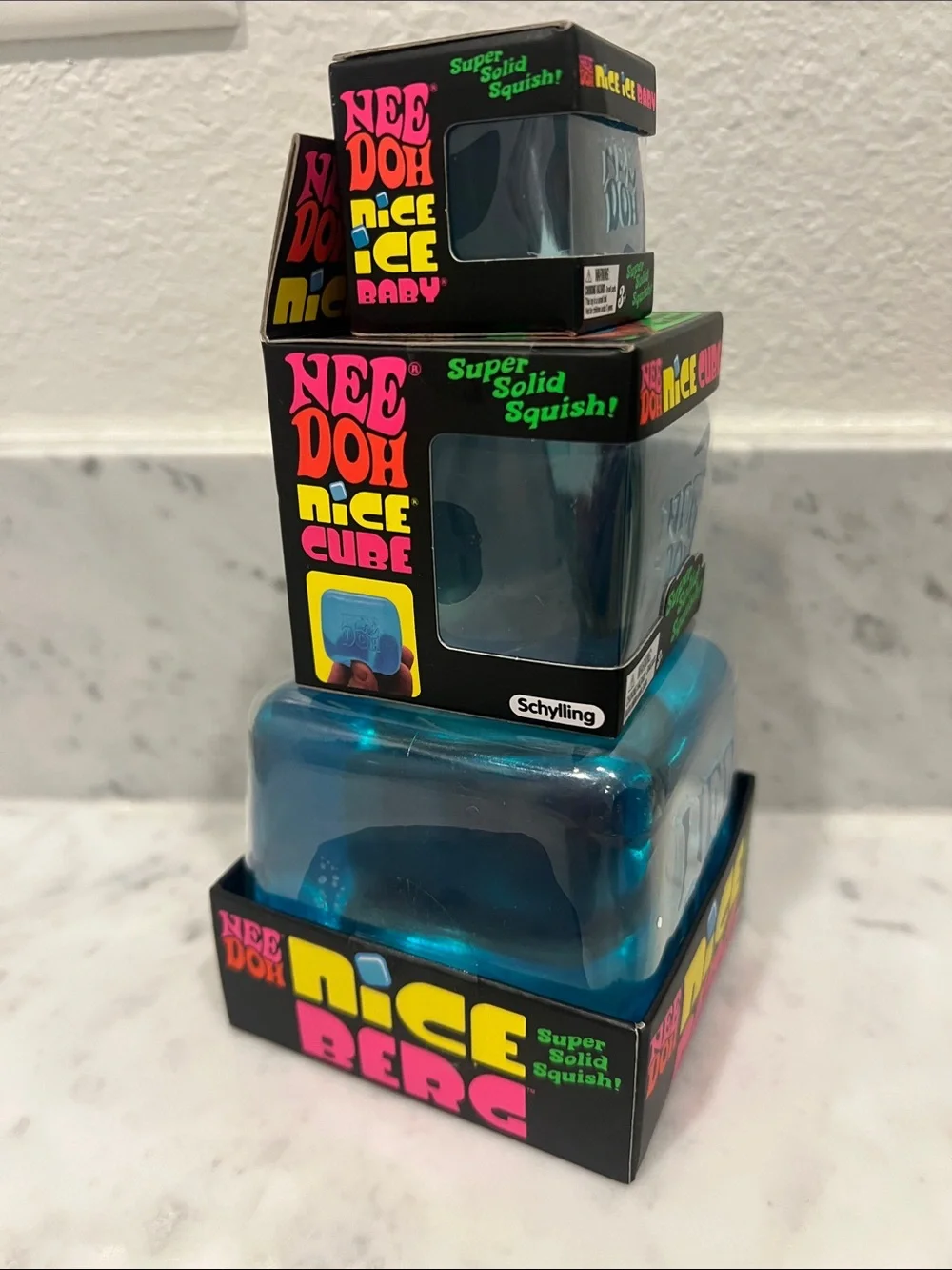 NeeDoh Bundle - NiceBerg, Nice Cube, Nice Ice Baby